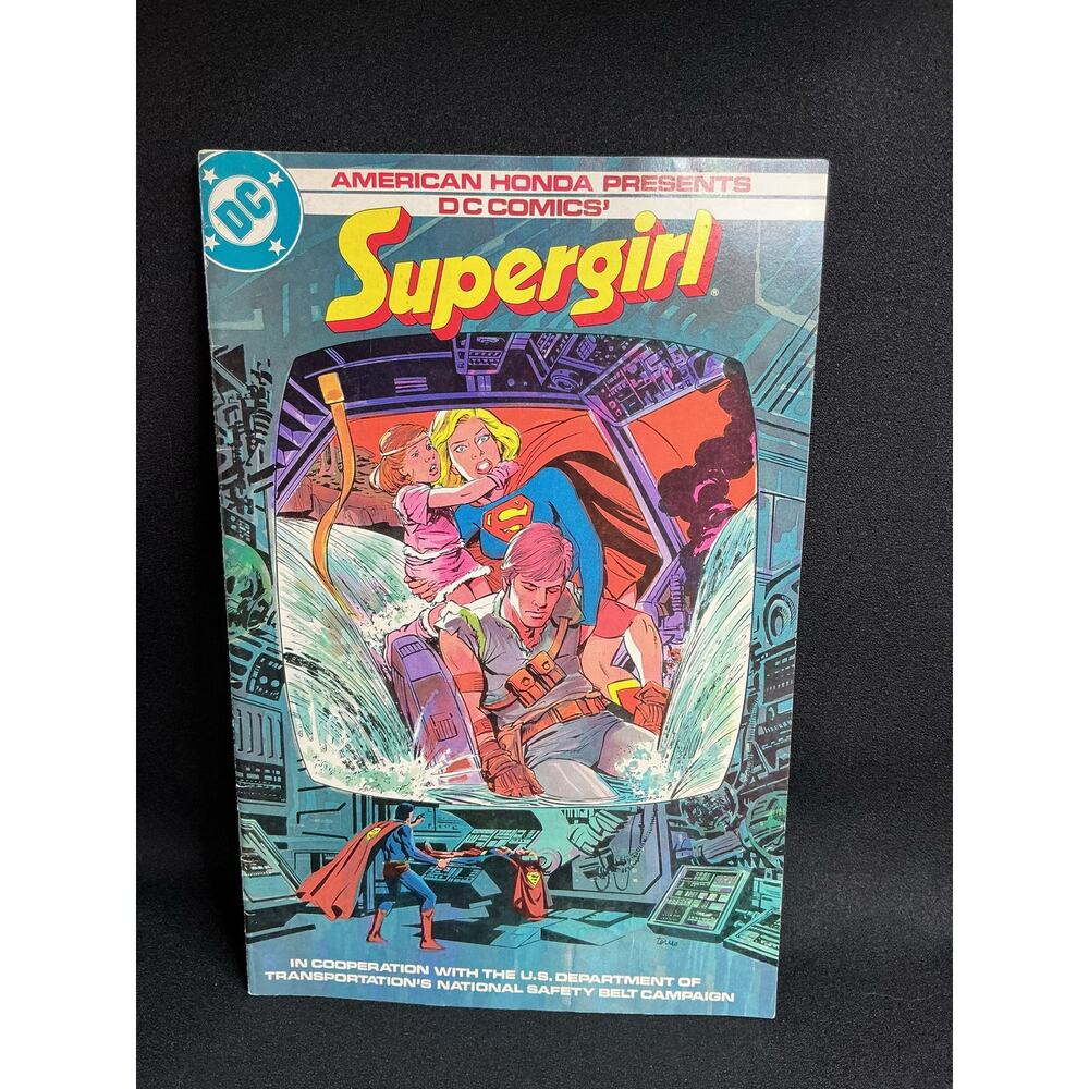 1984 Supergirl Promotional DC Comics and American Honda Comic Book
